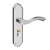 卧室门锁家用通用型房门锁具室内门把手木门执手 欧式老式手柄 B款-不锈钢 35-45MM 通用型 带钥匙