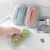 带手柄浴缸刷浴室瓷砖刷厨房清洁擦去污刷子洗锅清洁刷家用海绵擦 混色3个装