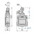 XCKM施耐德原装XCK-M.C限位开关 XCKM115H29 本体ZCKM1 头ZCK-D21 XCKM115H29C