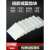 硅胶块垫高高弹白色耐高温减震垫块方形橡胶耐磨缓冲耐高温防震板 50×50×30mm
