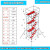 铝合金脚手架厂家直销80宽升降加厚工程建筑室内装修带轮移动爬梯 三层脚手架(便携款)