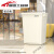 YYN商用无盖垃圾桶大容量厨房卫生桶超大方形餐饮大号加大20L 40L奶白色长方形桶料
