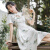 弹簧人（TANHUANGREN）中国风改良旗袍女夏2024新款设计感学院风气质新中式连衣裙 图片色 S