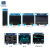 OLED显示屏0.96寸模块1.3寸液晶0.91寸串口IIC/SPI屏幕器件12864 1.3寸 O 091寸OLED蓝光IIC接口4针带底