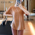 KAREN IKE网纱透气健身服女宽松跑步运动套装罩衫夏季显瘦瑜伽短袖上衣速干 白色 L