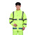 反光雨衣雨裤套装环卫萤光户外骑行防暴雨两件式保安值勤 萤光黄雨衣套装 XL