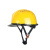 OIMG定制适用加厚工地ABS安全帽施工建筑人监理领导电力工程透气头盔护目镜 黄色