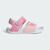 阿迪达斯（adidas）夏季男童凉鞋女童小童简约经典儿童休闲运动沙滩鞋 ID2624粉白