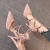 瑞央鞋情趣一次性炮鞋交叉带罗马凉鞋绒面女鞋一字式扣细跟 9cm 粉色/Pink 34