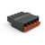 易联购2.54间距联捷插拔式接线端子PCB阻燃印刷电路板连接器直针带法兰LC8M+LZ8V-4P