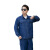 共泰 牛仔工作服套装 反光条款 GTST02 上衣+裤子 蓝色 M码 1套