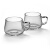 茶皇子（CHAHUANGZI）玻璃品茗杯小茶杯带把手高硼硅玻璃透明耐热功夫茶具套装150ml 透明杯2只装150ml