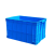 ABDT厚塑料周转箱带盖红黄蓝绿箱长方形塑胶箱食品转运盒收纳整理篮 450160箱 红色