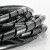 稳斯坦 PE塑料缠绕管 电线线束保护带 25MM 黑色2.2米/卷×5卷 WJL73