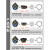 霍尼韦尔3M3200/3m3050防尘面罩防粉尘防毒防工业化工气体透气面具 3M3200配3303酸性防护4件套