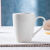 加厚耐高温茶杯白色马克杯陶瓷杯子批量广告杯logo拿铁咖啡杯 10号马克杯250毫升