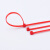 伊莱科（ELECALL）自锁式尼龙扎带加宽加厚束线理 线带捆扎绑带 电线整理大号强力加强塑料扎线 A级 ELEH-A4 红色 150mm长（100根/包）5包