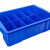 塑料分格箱零件收纳盒螺丝盒长方形周转箱物料盒五金工具盒储物箱 450八十格450*355*50