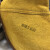 星曌电焊护脚 护腿 焊工脚套防护耐磨隔热防火花飞溅护脚盖脚罩 黄色 短款22厘米系带