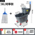 定制适用加厚大码洗拖把单桶甩干地拖桶商用手动挤压水车清洁车榨水 特厚灰色36升 送拖把和手套