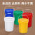 加厚食品级塑料桶圆桶带盖大口径化工密封腌咸菜塑料桶5L公斤25升 15L白色塑料桶