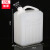 鸣固  油桶水桶 塑料桶加厚密封桶方形桶 储油桶扁桶带盖 15L加厚