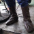 牛皮焊工电焊护脚套焊接护腿防烫耐磨鞋套鞋盖护具工作保护装备