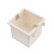 赞璐桐（ZANLUTONG）PVC86型冲孔底盒拼装盒装修暗盒预埋底盒接线 86*110冲孔方盒(160个/箱)