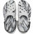 卡骆驰（crocs） 618女士OFFCOURT洞洞鞋 Black/White Marbled 3 US