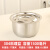 304不锈钢盆带盖装油盆油缸厨房小号圆形汤盆料理盆子 17厘米(带盖)304材质