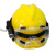 庄太太 应急救援头盔 ABS消防安全帽【手电+护目镜+头盔 (白色)】ZTT1081