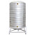 定制定制304不锈钢加厚水桶水箱储水桶立式太阳能楼顶蓄水酒罐水 78cm直径*高1.6米*0.7吨