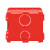 西门子开关插座 86型暗装底盒可拼装暗盒40只装 中国红 西门子中国红86型暗盒(40只套装)