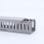 绝缘线槽PVC阻燃灰色走线槽明装配电箱控制柜走齿形开口塑料线槽 高30*宽50/100米