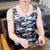 费洛仕男士韩版冰丝背心青年夏季修身型个性汗背心潮牌紧身运动无袖 1139黑色 4XL