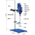 燎工专业实验室科研高速电动搅拌机桨叶顶置式工业级分散机器设备 常规款AM120Z-P