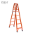 梯子 2.1米7步橘色合页碳钢梯