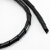 海斯迪克 HKW-303 PE塑料缠绕管 电线线束保护带 25MM 黑色2.2米/卷×5卷