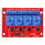 4路继电器模块带光耦隔离高电平触发5V/12V/24V可任选适用Arduino 5V