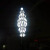 中盏 BXG9000 不锈钢户外灯76管庭院8米广场现代绿化大型方形圆形89管 景观灯 LED光源 9米高度