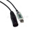 RS485 USB转DMX512 XLR 5P 5芯  舞台灯光控制线 透明USB+卡农公头 1.8m