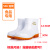 大码白色雨鞋食品厂工作雨靴防滑食品卫生靴防油加绒加棉保暖水鞋 507高筒白色 标准码 36