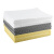 工业吸油棉 吸油垫 吸油片 强力吸油不吸水 吸油棉毡毯2/3/4/5mm 黄色2mm4050CM100片箱
