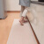 日本进口吸附式厨房防滑防水地垫客厅宝宝爬行垫卧室餐厅拼接地毯 棕色240cm 如图