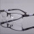 SMVP适用定制适用于电焊眼镜焊工专用眼镜男防蓝光辐射半框平光镜 时尚枪色无度数眼镜【防蓝