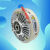 磁粉制动器离合器张力控制器单轴双轴空心煞车电机24v 2.5kg空心轴磁粉制动器HFC-025