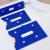 采易乐 强磁性标签 仓储货架标识牌材料卡货位卡磁吸材料卡 蓝色四磁55*100mm15291