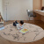 跨创儿童房卡通地毯圆形衣帽间卧室床边毯加厚防滑现代简约房间家用 狮子 1.6米直径