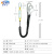 安全腰带电工安全带户外防坠落高空作业安全绳快插半身式双背套装 套装三+单绳大挂钩