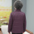 清丝坊老太太本命年穿的棉袄奶奶冬装外套加绒加厚冬季棉服 紫色 L(建议80-100斤)